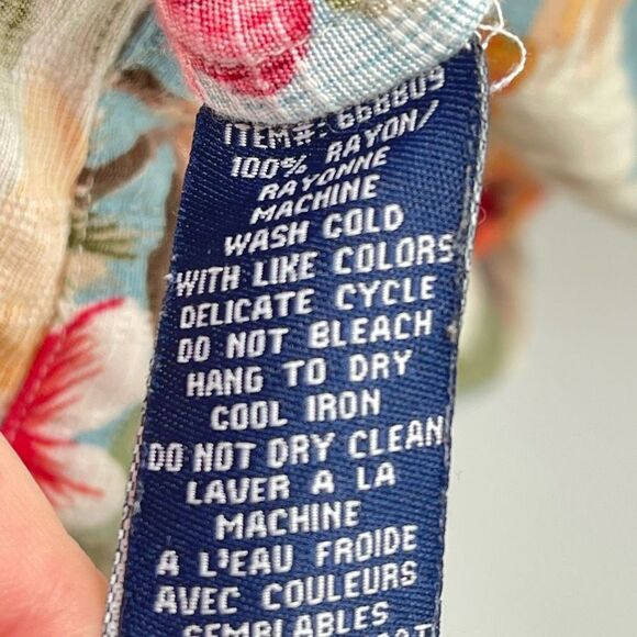 Hathaway Mens Button Down Shirt Tropical Hawaiian Classic Beach Multicolor XL - Picture 6 of 11